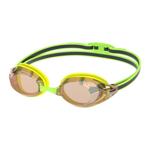Speedo Vanquisher 3.0 Mirrored Goggles Adult - HYPER YELLOW/GREY/ABLAZE MIRROR