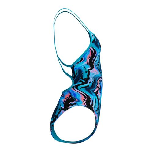 Speedo Printed Web Back Swimwear Female Adult - Canyon Ombre/Black