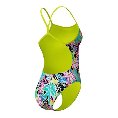 Speedo Printed V-Back Swimwear Female Adult - Tropicana- Black