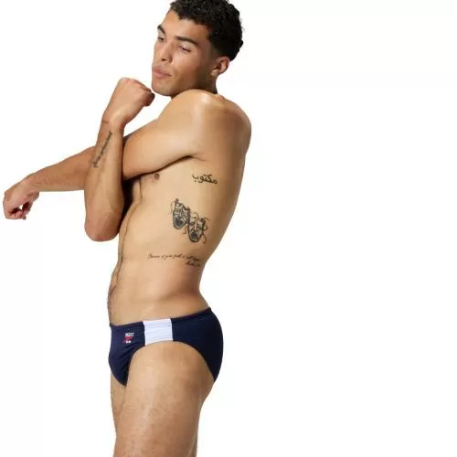 Speedo Jetstream Retro Colorblock Bri Swimwear Male Adult - Peacoat