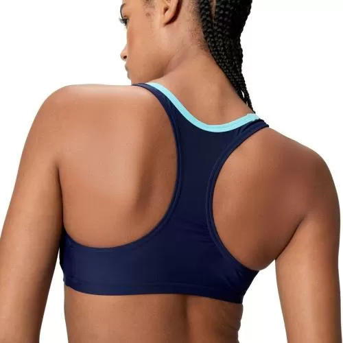 Speedo Placement Racerback 2pc Swimwear Female Adult - Peacoat/Angelic Blue