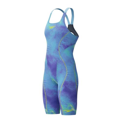 Speedo Fastskin HyperSpark Openback K Race Female Adult - Under Current/Sugar Blue