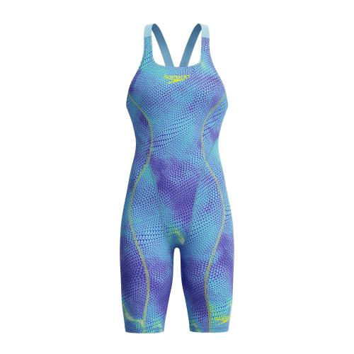 Speedo Fastskin HyperSpark Openback K Race Female Adult - Under Current/Sugar Blue