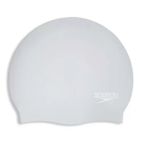 Speedo Long Hair Cap Swim Caps Adults - Silver