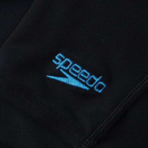 Speedo Plastisol Placement Jammer Swimwear Male Junior - Black/Pool/USA Ch