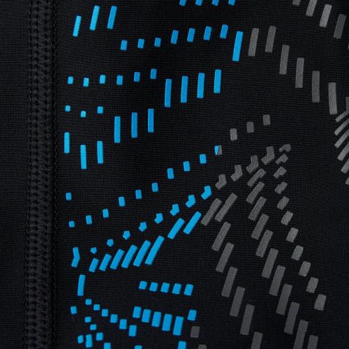 Speedo Plastisol Placement Jammer Swimwear Male Junior - Black/Pool/USA Ch