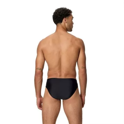Speedo Medley Logo Brief 7cm Swimwear Male Adult - Anthracite/High Risk Red