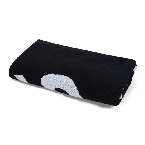 Speedo Logo Towel Towels - Black/White