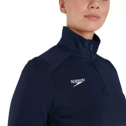 Speedo CLUB 1/4 ZIP MIDLYR TRN TOP AF Teamwear Adult Female - NAVY