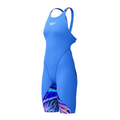 Speedo Fastskin LZR Ignite Kneeskin Race Female Adult - Dark Shine/Coablt Print