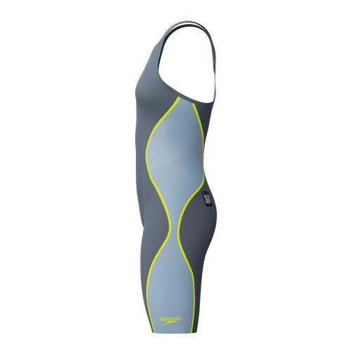 Speedo LZR Intent 2.0 CDBK Kneeskin Race Female Adult - Grey Lead/Acadia Blue/Hyper Yellow - Mai