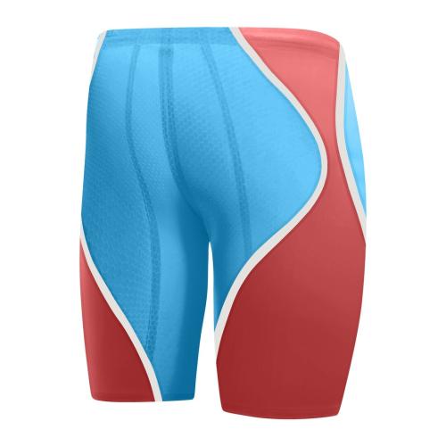 Speedo Fastskin LZR Pure Intent 2.0 J Race Male Adult - Picton Blue/Flame Red/Snow Reflective