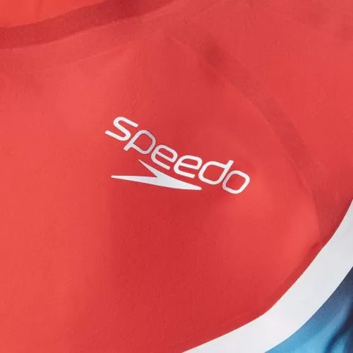 Speedo Fastskin LZR Pure Intent 2.0 J Race Male Adult - Flame Red/Picton Blue/Snow Reflective