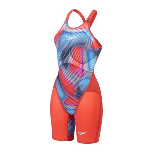 Speedo Fastskin LZR Pure Valor 2.0 Op Race Female Adult - Flame Red/Picton Blue