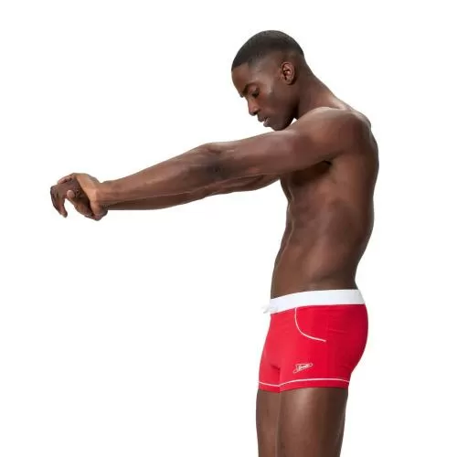 Speedo Textured Aquashort Swimwear Male Adult - High Risk Red