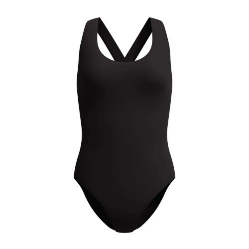 Speedo Solid Scoop Neck 1pc Swimwear Female Adult - Anthracite