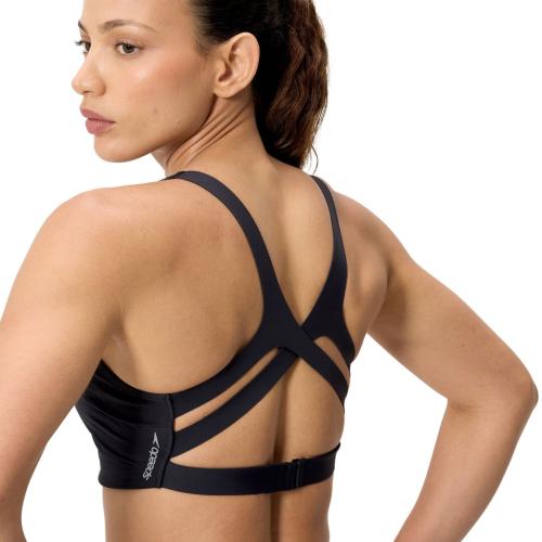 Speedo Sculpture Boom Back Bikini Top Swimwear Female Adult - Anthracite