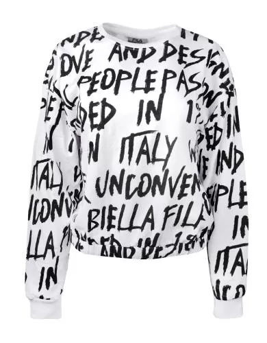 Fila Homewear Set Pullover und Hose - white
