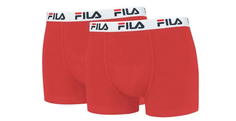 Fila Boxershorts 2er-Pack - rot