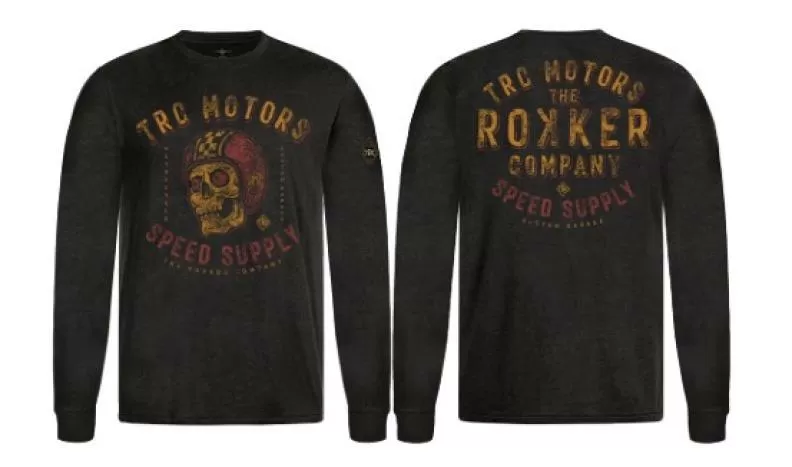 ROKKER Skull Longsleeve Men - Black