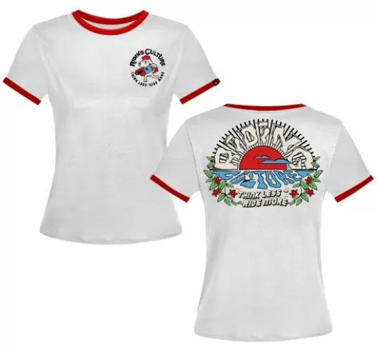RIDING CULTURE Sunrise Lady T-Shirt Women - White