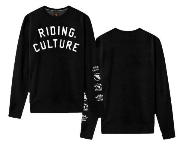 RIDING CULTURE Logo Sweater Men - Black