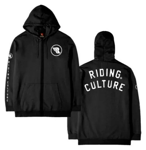 RIDING CULTURE Black Zip Men