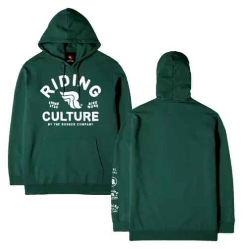 RIDING CULTURE Green Hoodie Men
