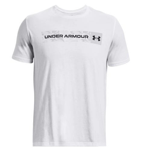 Einzelstück Under Armour Camo Chest Stripe Ss - white