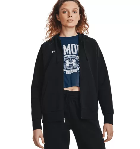 Under Armour Rival Fleece Fz Hoodie - black