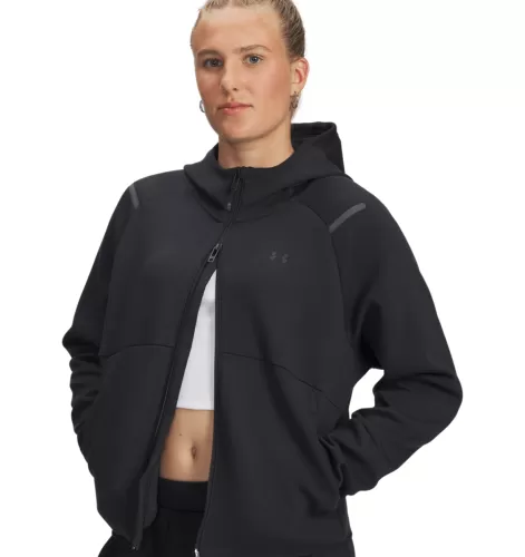 Under Armour Unstoppable Fleece Fz - black