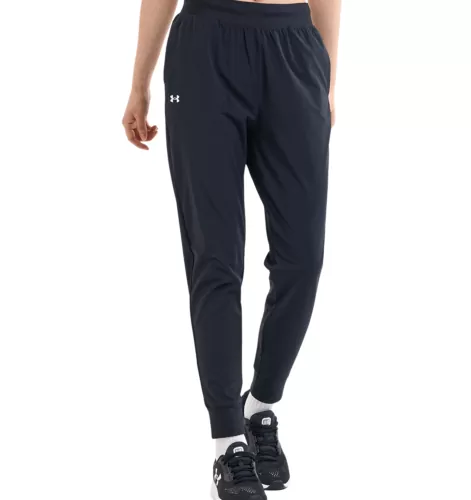 Under Armour Rival Hi Rise Woven Pant - black