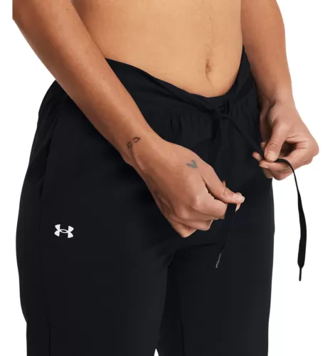 Under Armour Rival Hi Rise Woven Pant - black