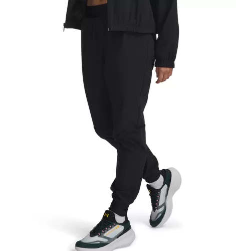 Under Armour Rival Hi Rise Woven Pant - black