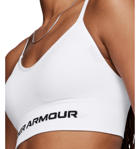 Under Armour Vanish Seamless Low Bra - white 