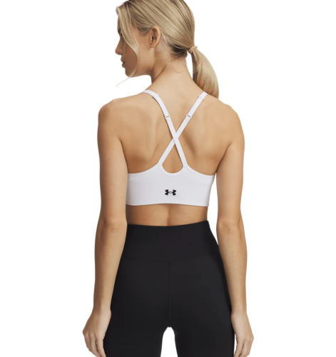 Under Armour Vanish Seamless Low Bra - white 
