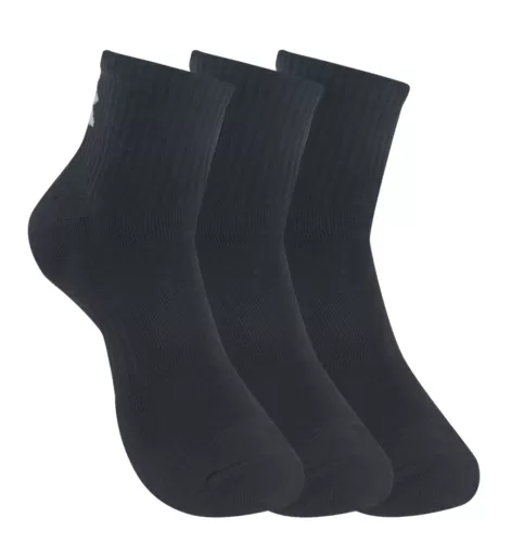 Under Armour Unisex Tc 3Pk Qtr - black