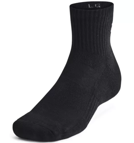 Under Armour Unisex Tc 3Pk Qtr - black