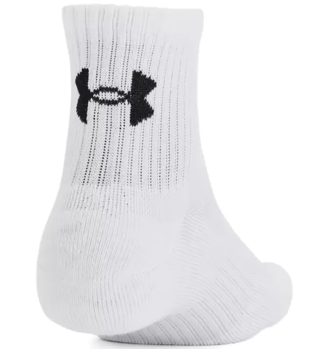 Under Armour Unisex Tc 3Pk Qtr - white