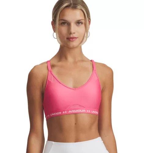 Under Armour Crossback Low Bra - super pink