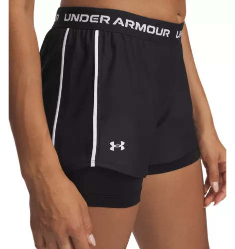 Under Armour Tech Play Up 2In1 Shorts - black