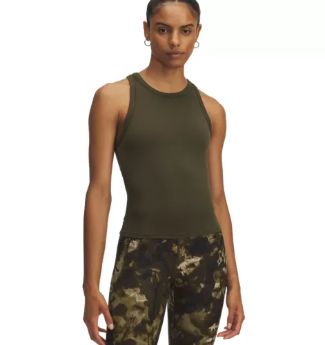 Under Armour Motion High Neck Tank - expedition green