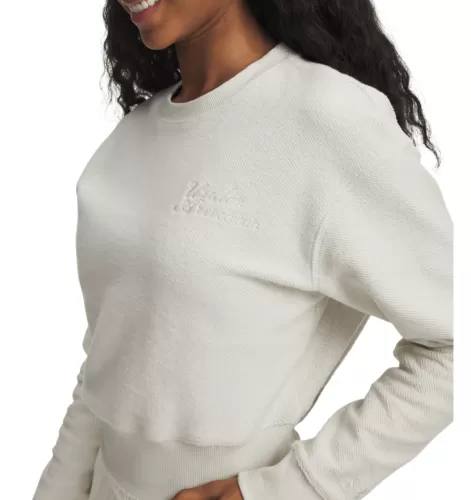 Under Armour Icon Terry Varsity Crew - summit white