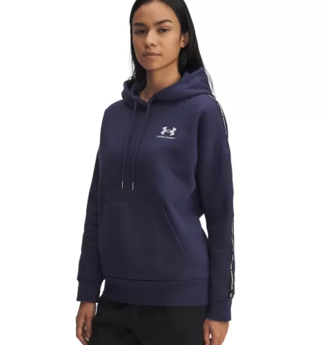 Under Armour Icon Fleece Taped Hdy - washed navy