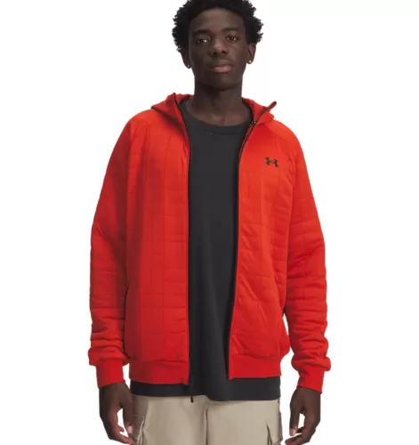 Under Armour Unstoppable Flc Txtr Fz - surplus orange