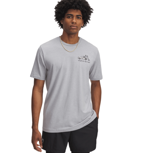 Under Armour 60/40S Body Shop Ss - mod gray light heather