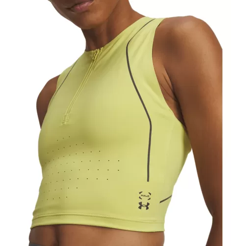 Under Armour Halo Run Tank - yellow shade