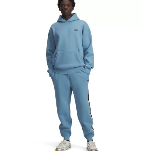 Under Armour Icon Heavy Rib Jogger - blue smoke