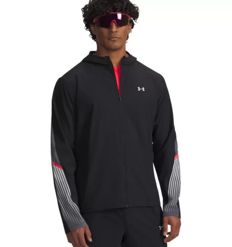 Under Armour Velociti Storm Hooded Jkt - black