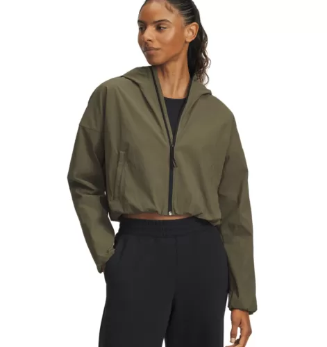 Under Armour Unstoppable Woven Rstop Ls - marine od green